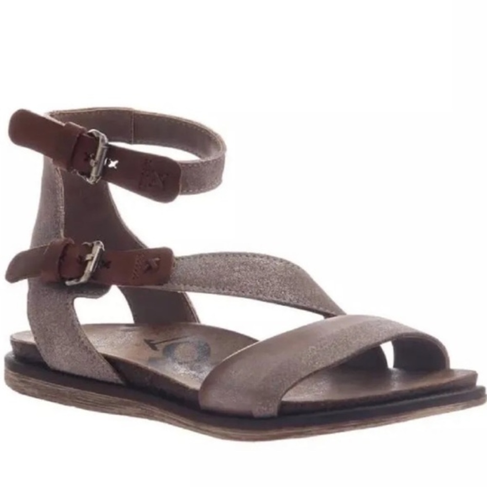 Otbt March On Sandal in Grey Silver 8.5M NWOB